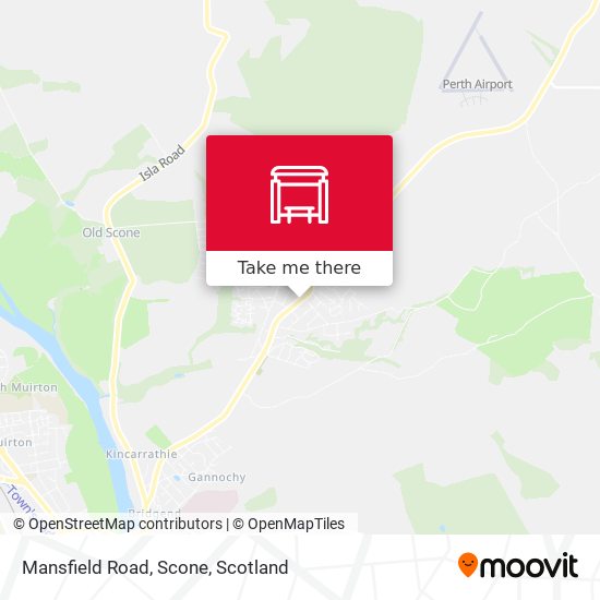Mansfield Road, Scone map
