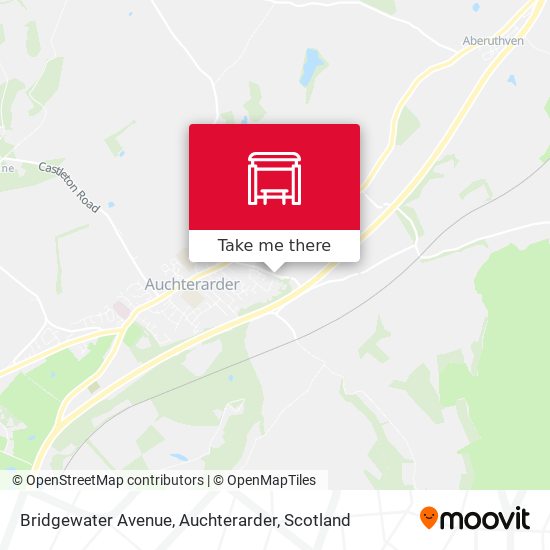 Bridgewater Avenue, Auchterarder map
