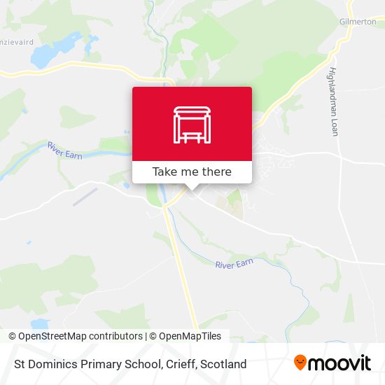 St Dominics Primary School, Crieff map