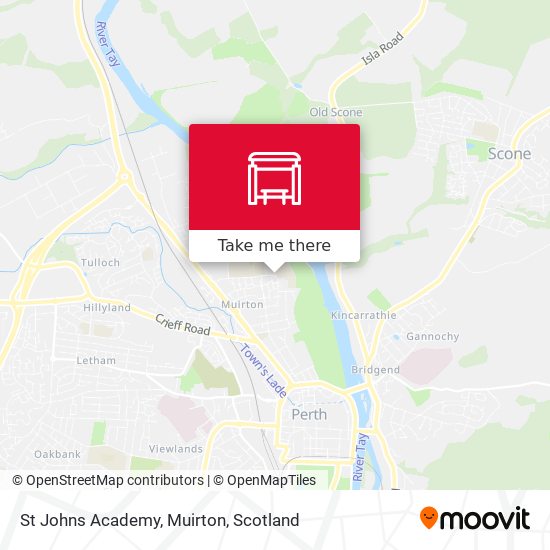 St Johns Academy, Muirton map