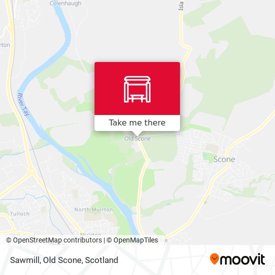 Sawmill, Old Scone map