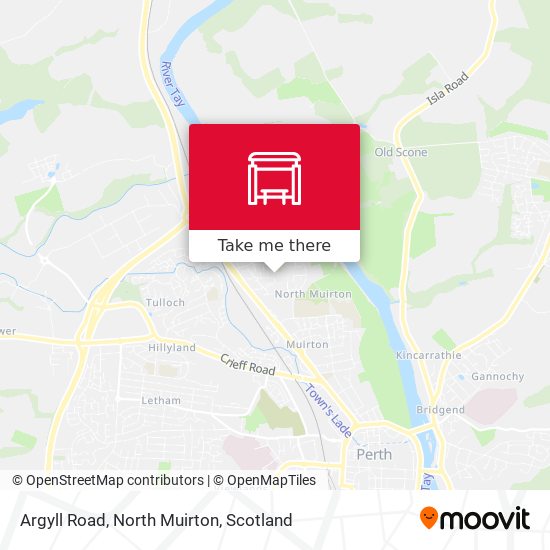 Argyll Road, North Muirton map