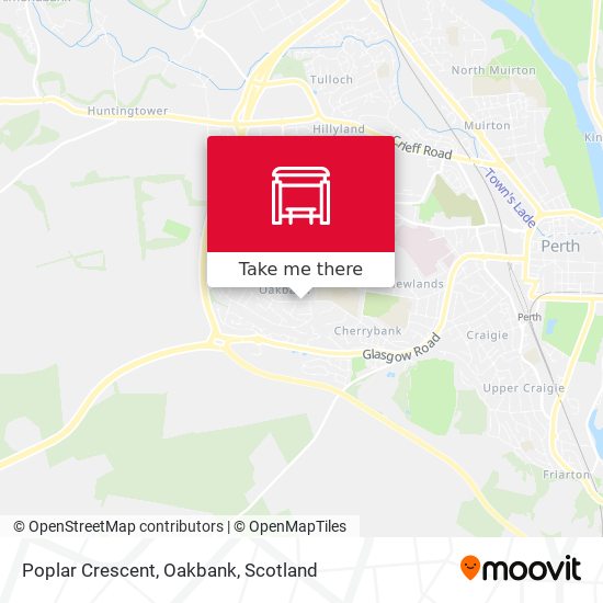 Poplar Crescent, Oakbank map