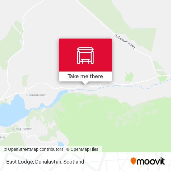 East Lodge, Dunalastair map