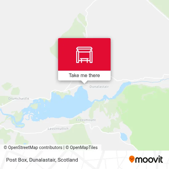 Post Box, Dunalastair map