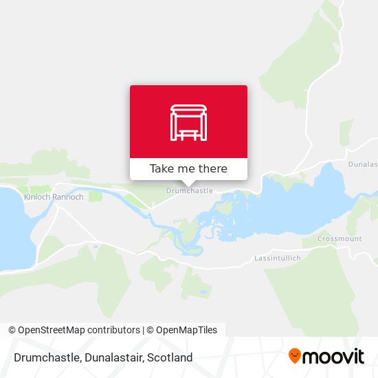 Drumchastle, Dunalastair map