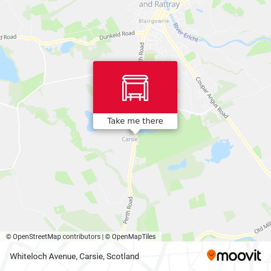 Whiteloch Avenue, Carsie map