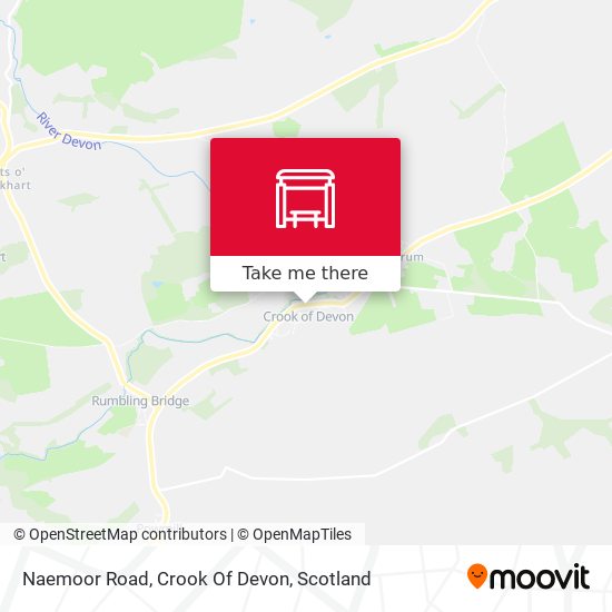 Naemoor Road, Crook Of Devon map