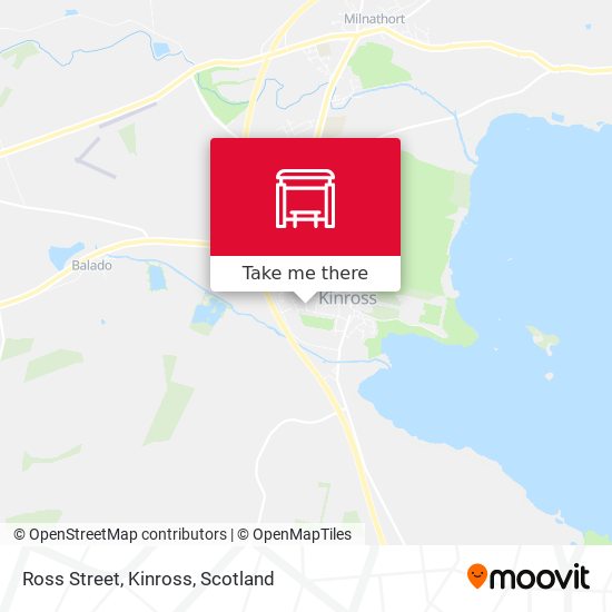 Ross Street, Kinross map