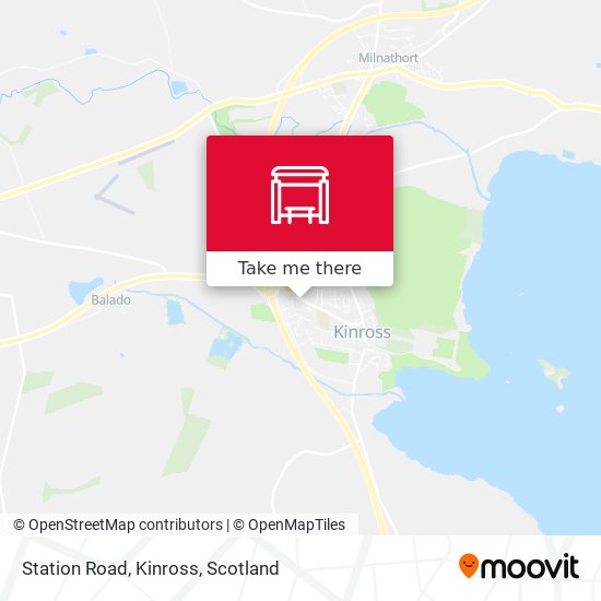 Station Road, Kinross map