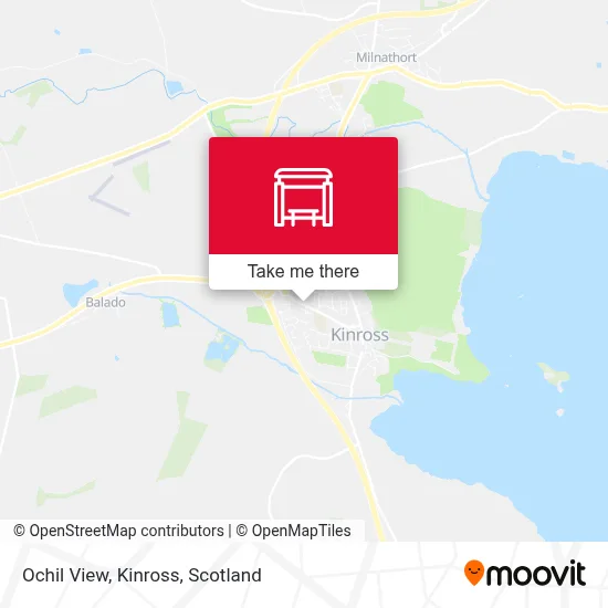 Ochil View, Kinross map