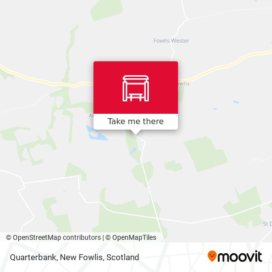 Quarterbank, New Fowlis map