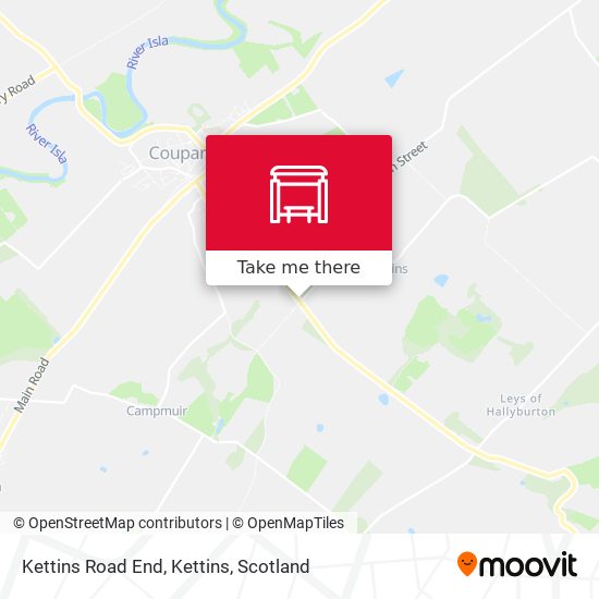Kettins Road End, Kettins map