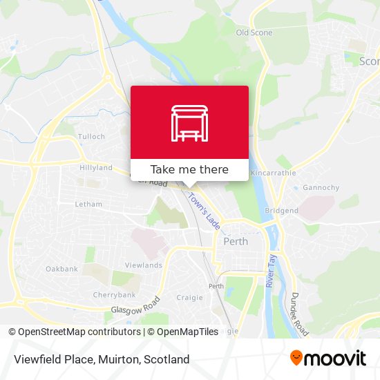 Viewfield Place, Muirton map