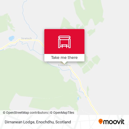 Dirnanean Lodge, Enochdhu map