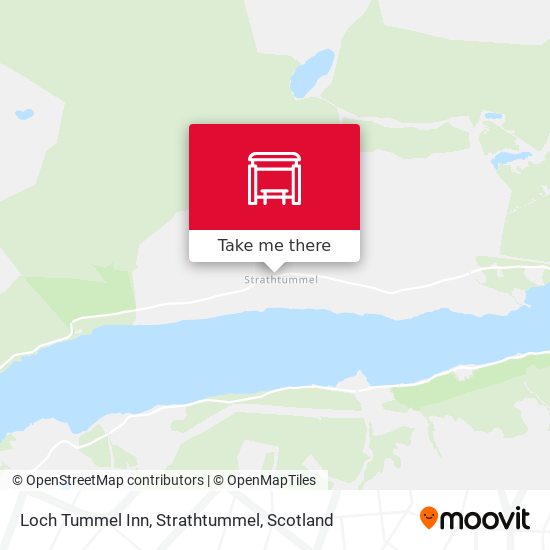 Loch Tummel Inn, Strathtummel map