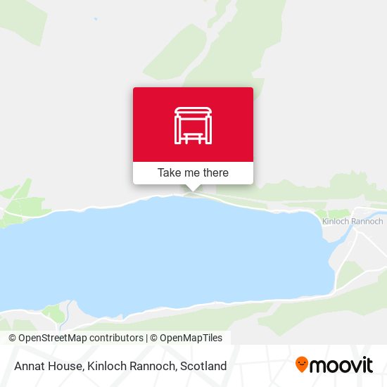 Annat House, Kinloch Rannoch map
