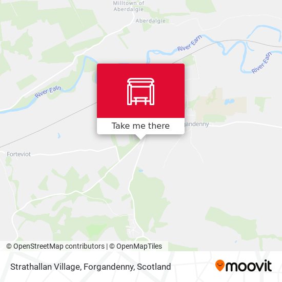 Strathallan Village, Forgandenny map