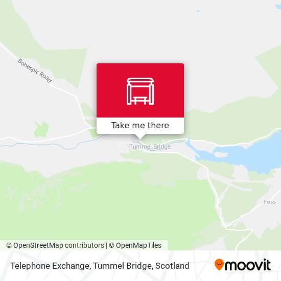 Telephone Exchange, Tummel Bridge map