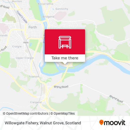 Willowgate Fishery, Walnut Grove map