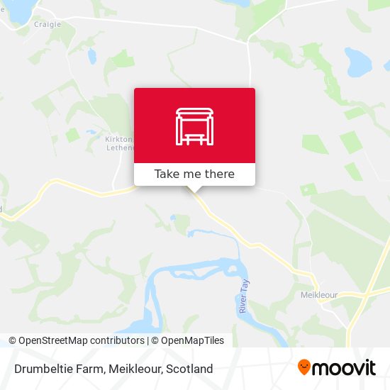 Drumbeltie Farm, Meikleour map