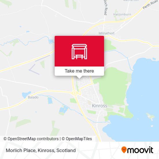 Morlich Place, Kinross map