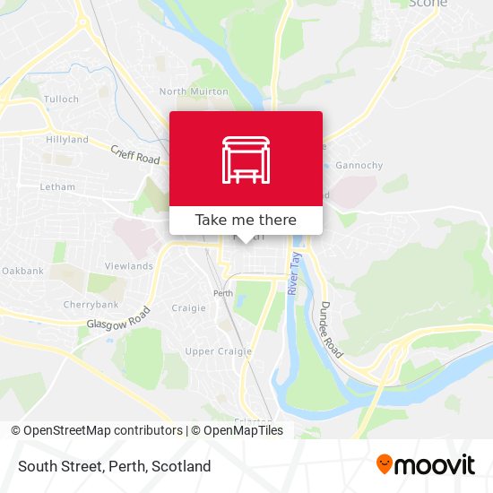 South Street, Perth map
