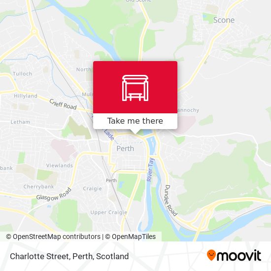 Charlotte Street, Perth map