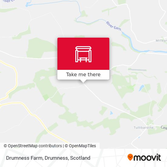 Drumness Farm, Drumness map