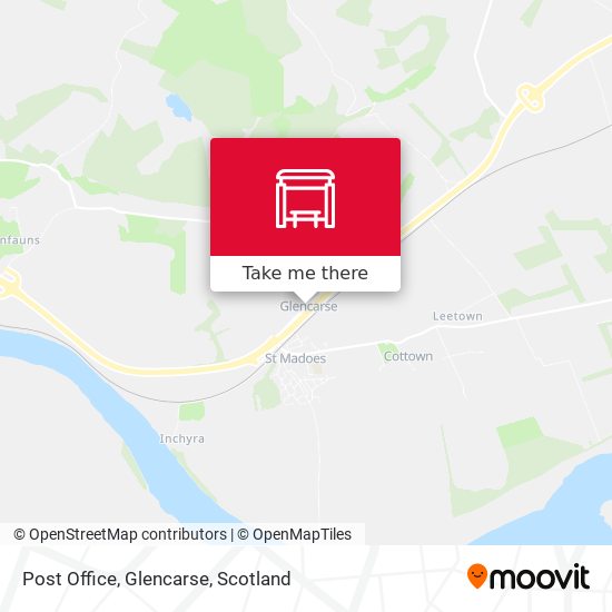 Post Office, Glencarse map