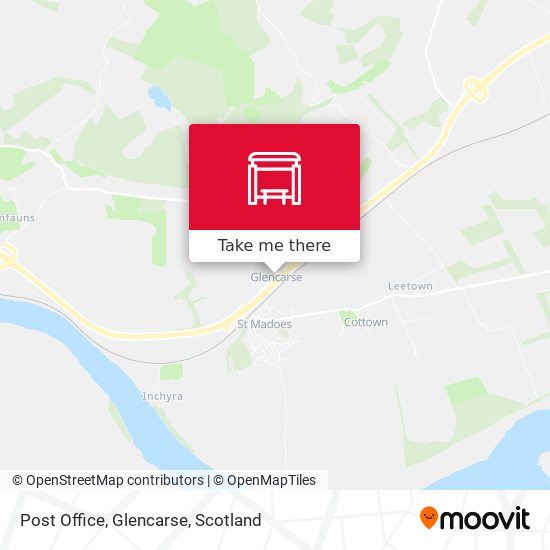 Post Office, Glencarse map
