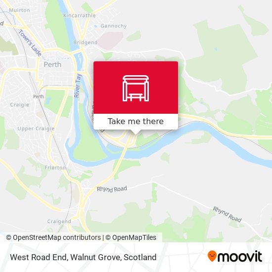 West Road End, Walnut Grove map