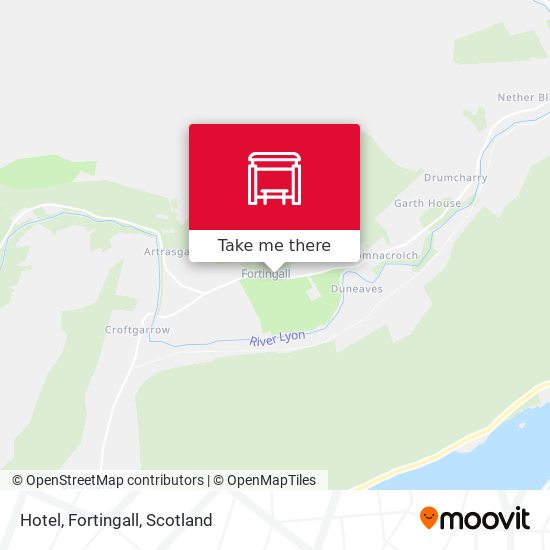 Hotel, Fortingall map