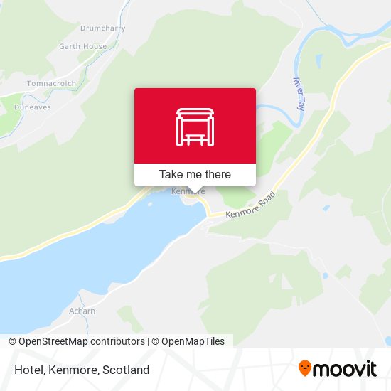 Hotel, Kenmore map