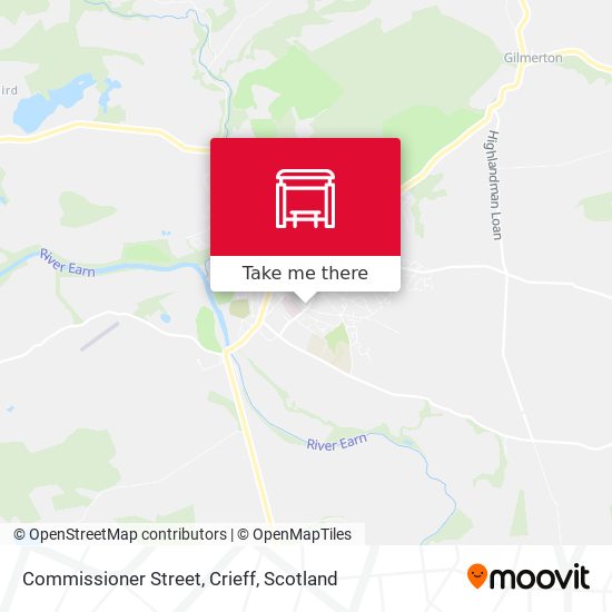 Commissioner Street, Crieff map