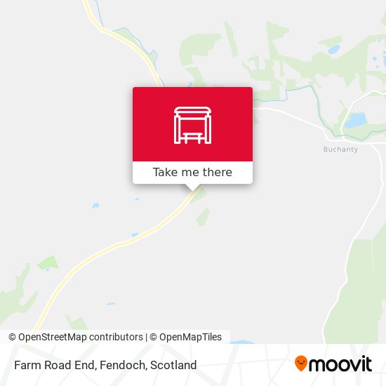 Farm Road End, Fendoch map