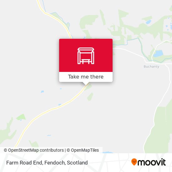 Farm Road End, Fendoch map
