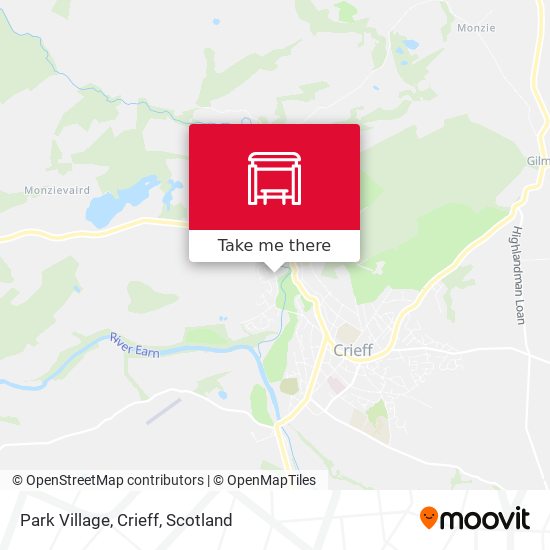 Park Village, Crieff map
