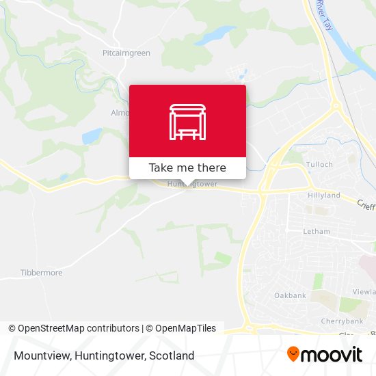 Mountview, Huntingtower map