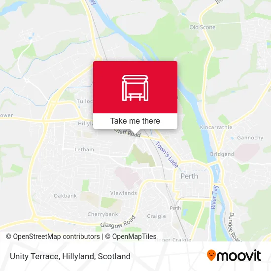 Unity Terrace, Hillyland map