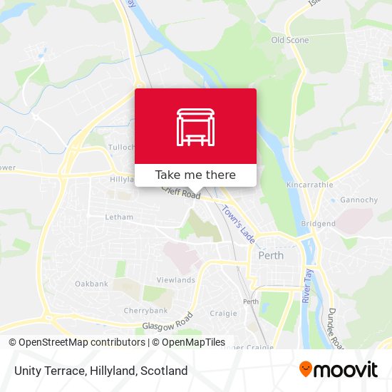 Unity Terrace, Hillyland map