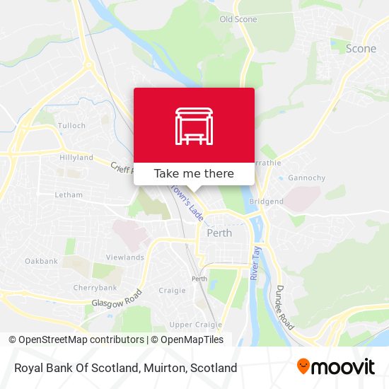 Royal Bank Of Scotland, Muirton map
