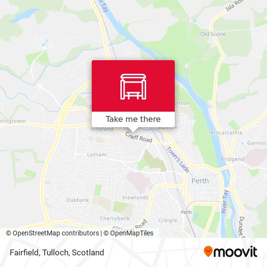 Fairfield, Tulloch map