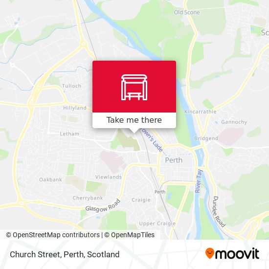 Church Street, Perth map
