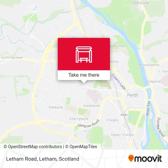 Letham Road, Letham map