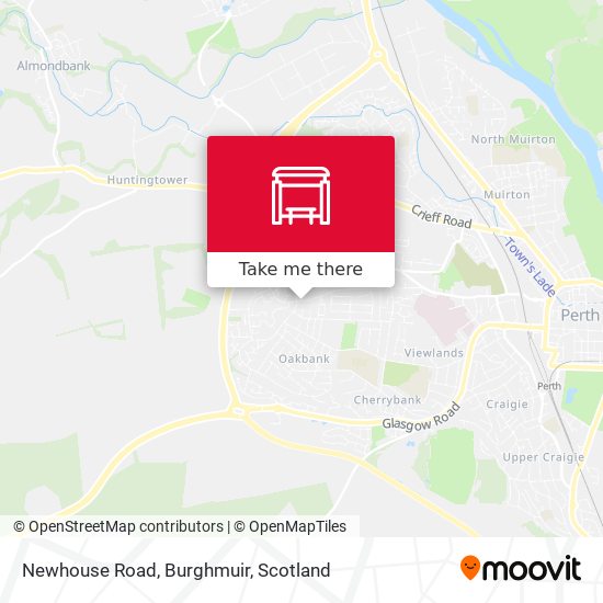 Newhouse Road, Burghmuir map