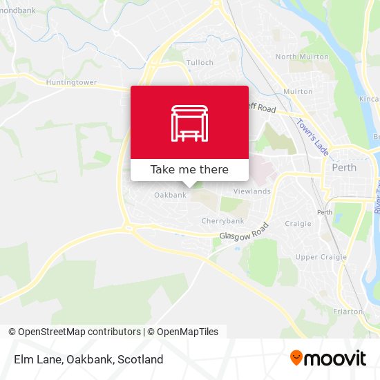 Elm Lane, Oakbank map