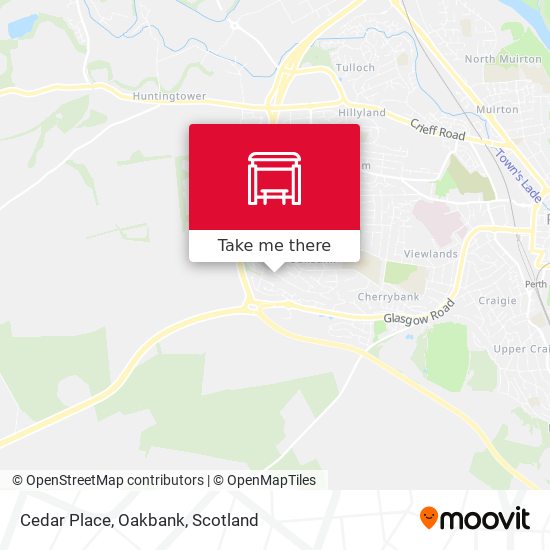 Cedar Place, Oakbank map