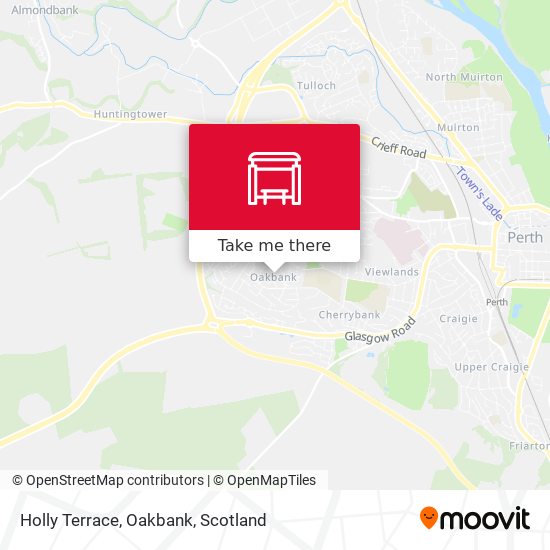 Holly Terrace, Oakbank map