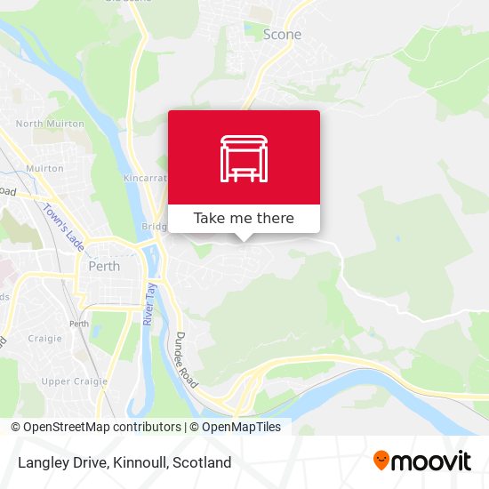 Langley Drive, Kinnoull map